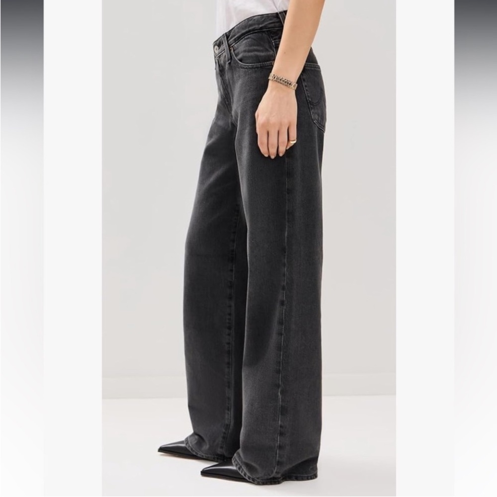 AG Adria Wide Leg Jeans in Overnight 32 - Picture 3 of 10